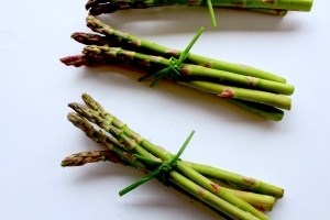 tied asparagus